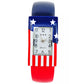 USA Flag Small Size Bangle Cuff Watch