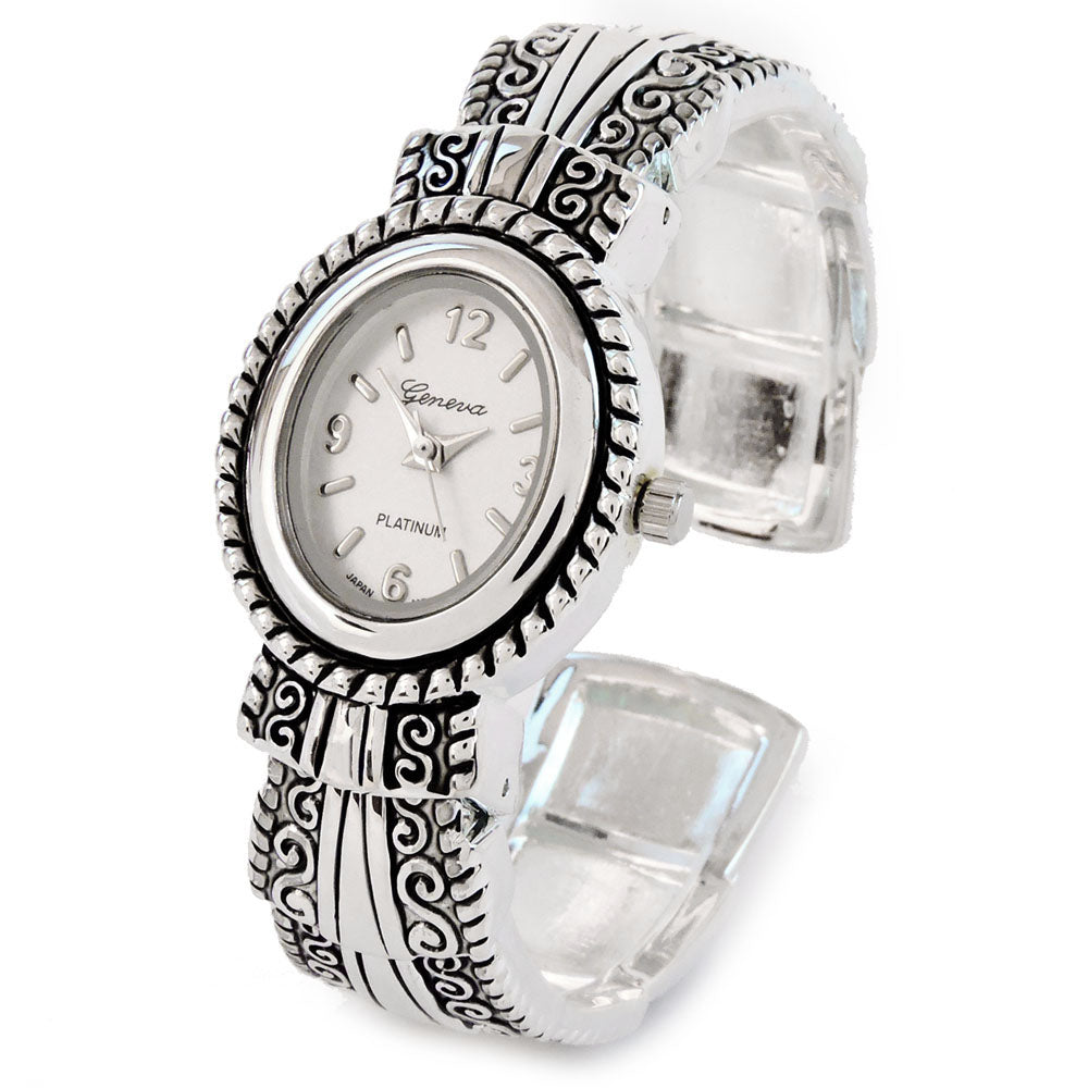 Barl women's watch. Decorative face and deals band.